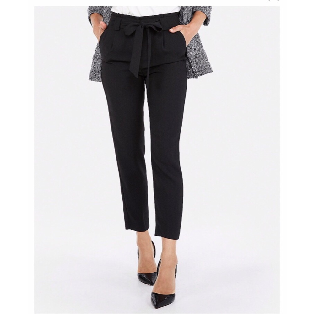 High Waisted Waist Ankle Pant